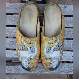 Icon Gustav Klimt Clogs Size 8.5 Women